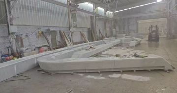 陕西 花岗岩整石坐凳拼装