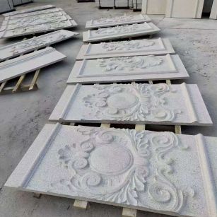 陕西 芝麻白干挂雕花板