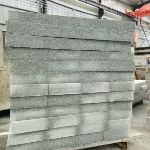 陕西 芝麻白10公分300*600广场地铺，A料定制，尺寸标准，厚薄均匀