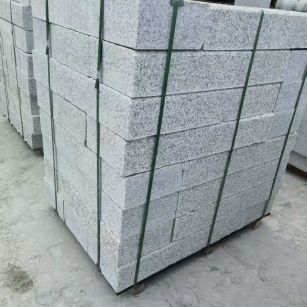 陕西 芙蓉白火烧两面路沿石