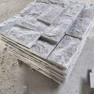 陕西 芝麻白蘑菇石、自然面