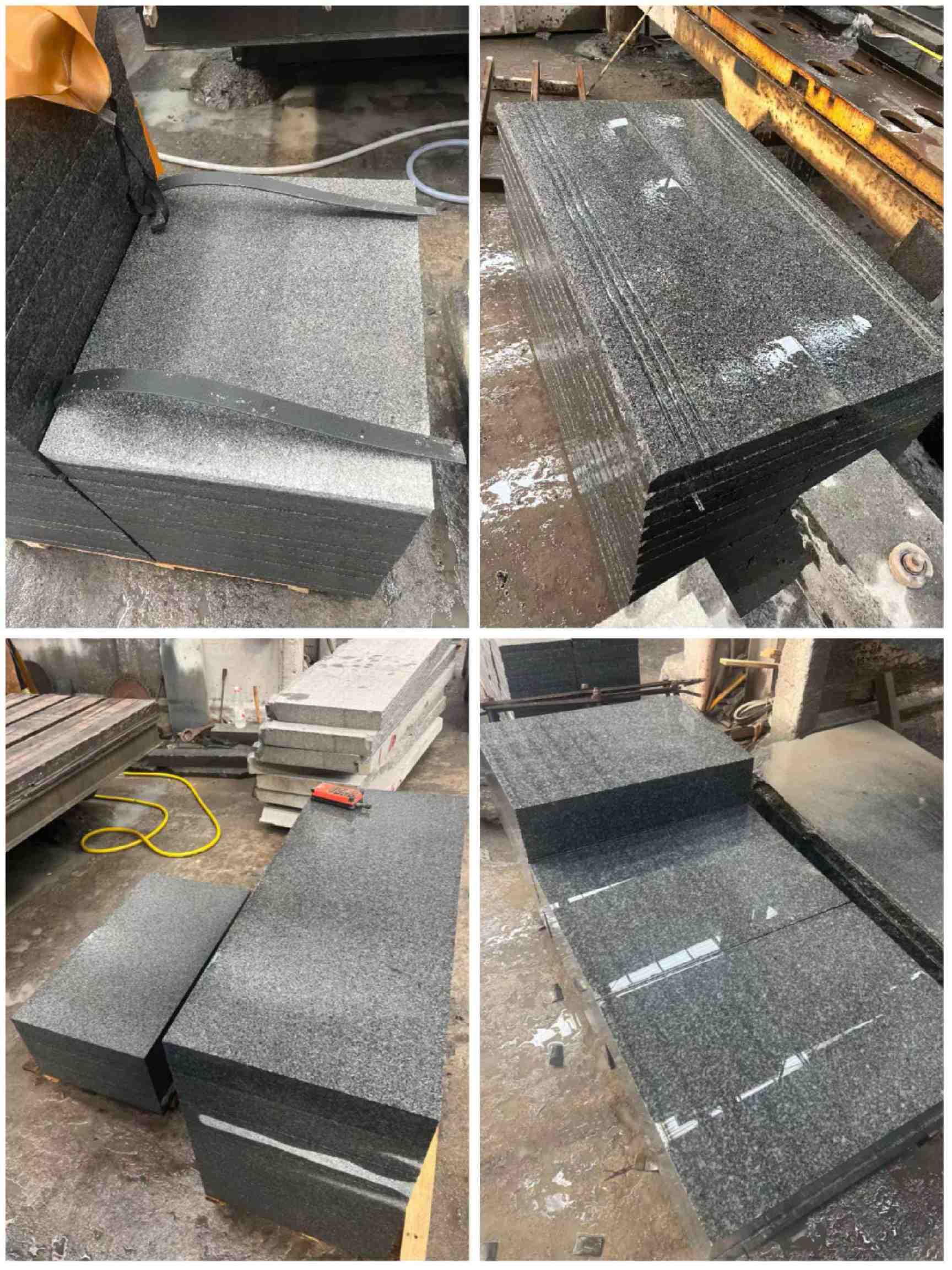 陕西 芝麻黑地铺石材