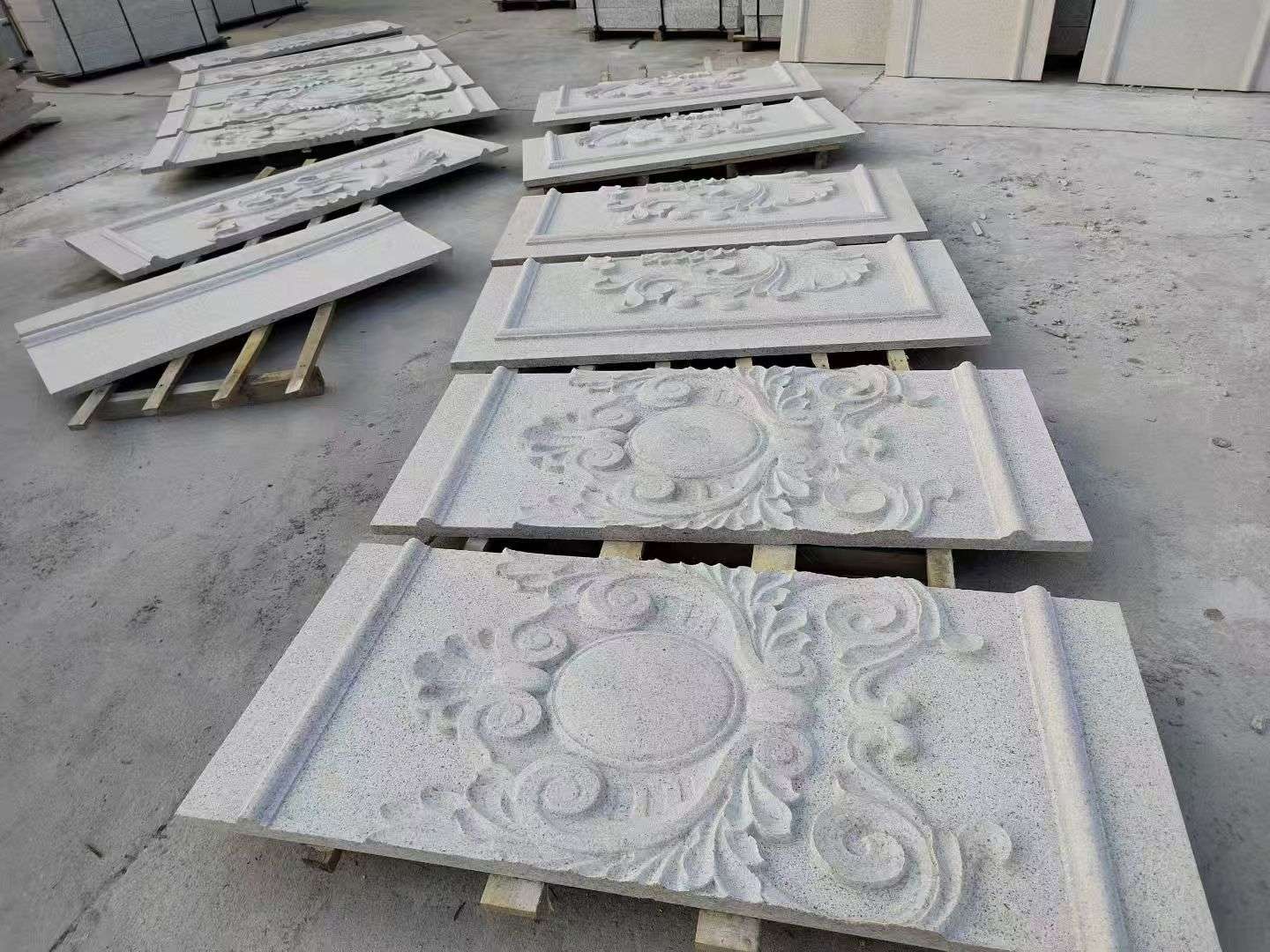 陕西 芝麻白干挂雕花板