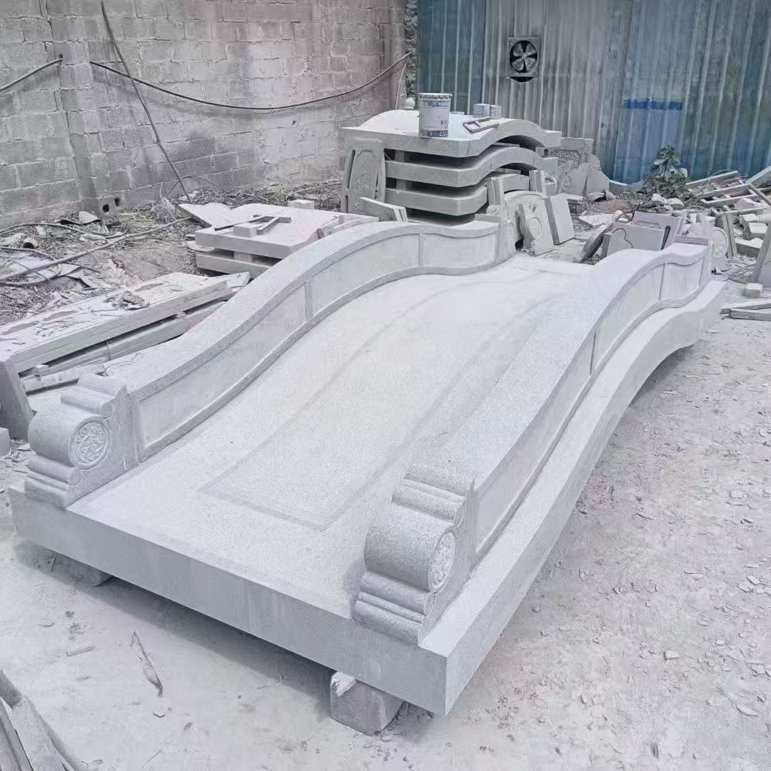 陕西 芝麻灰花岗岩园林景观 小石桥