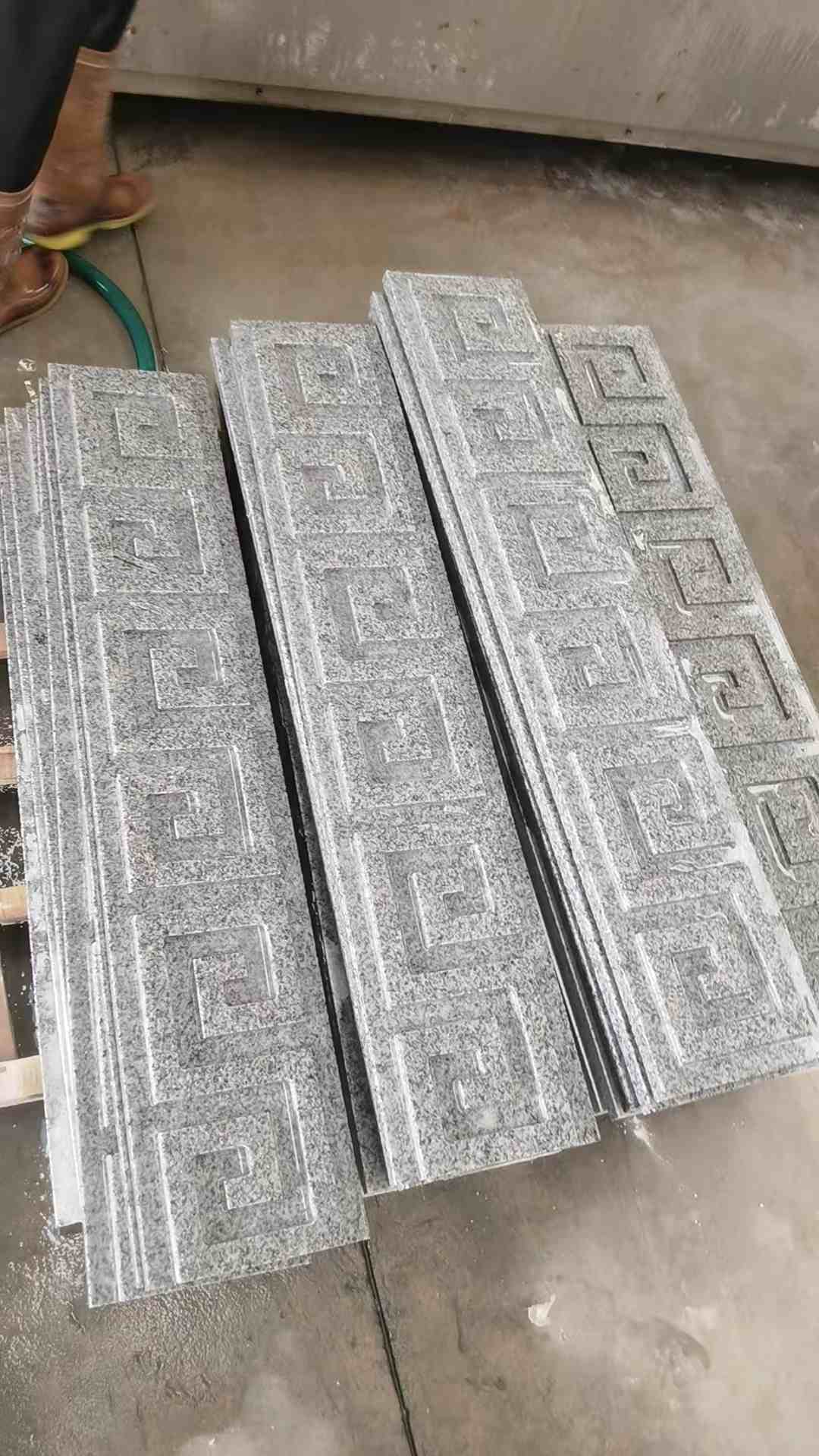 陕西 别墅回纹线条，雕刻