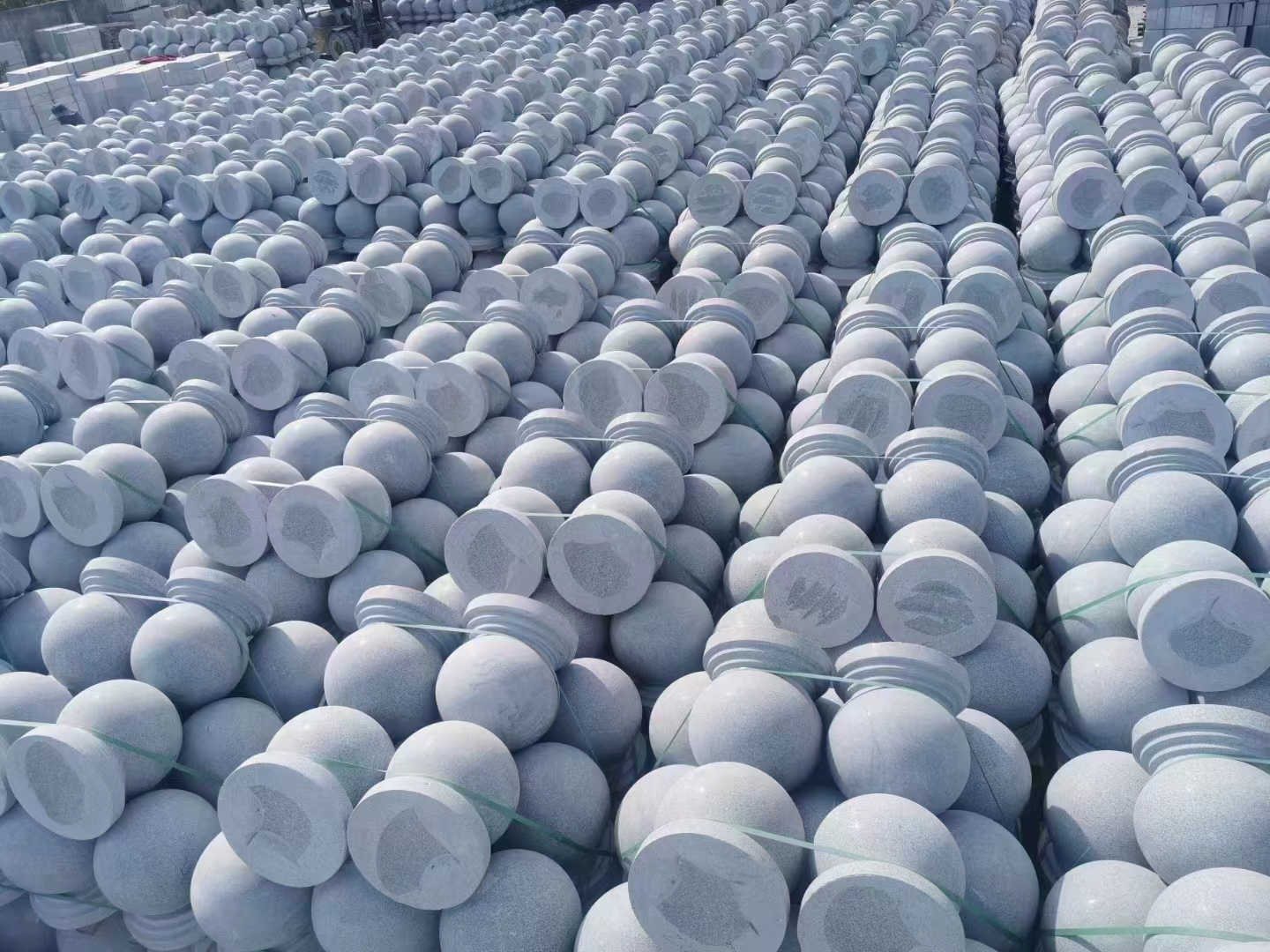 陕西芝麻白挡车球